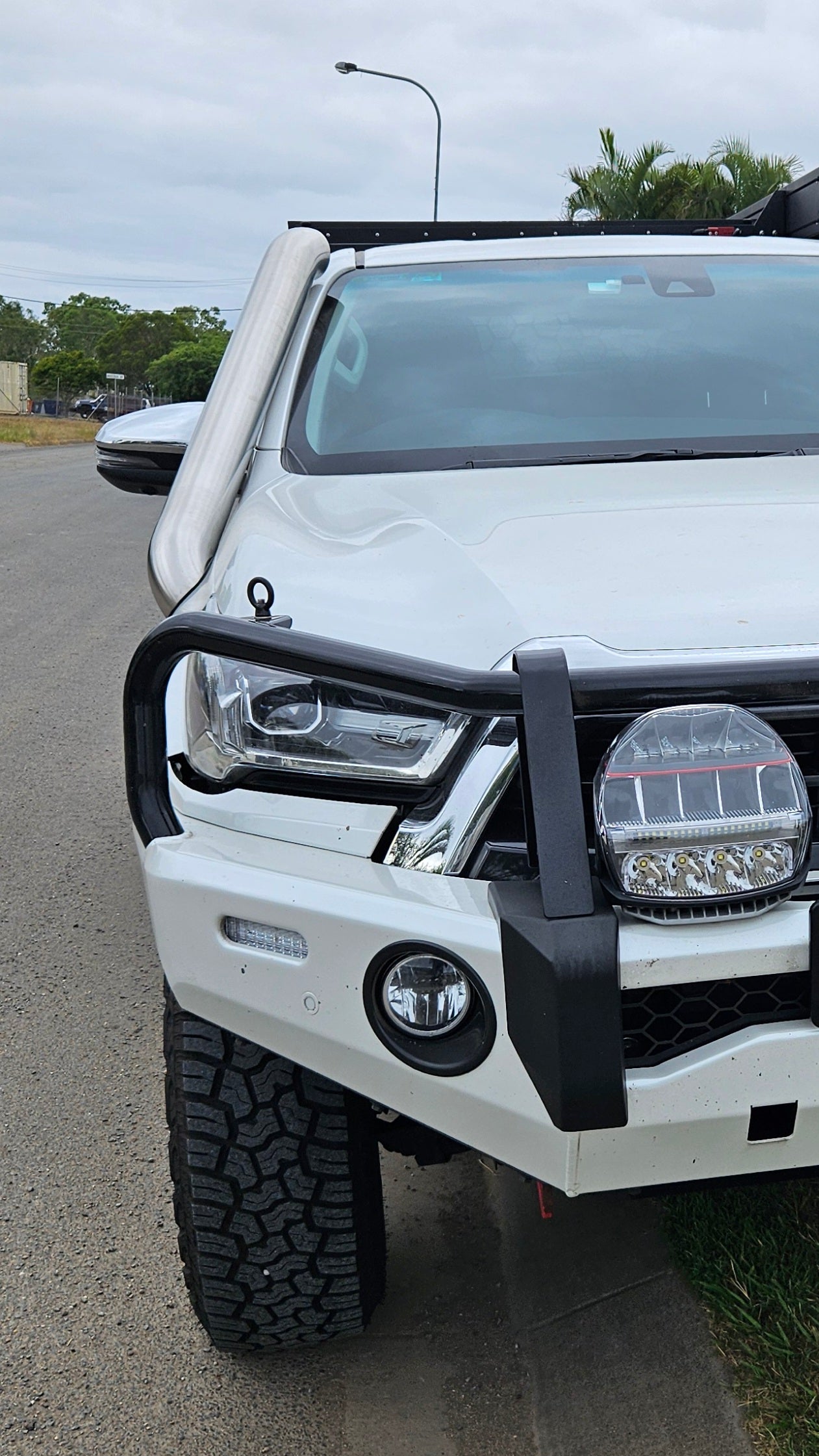 4" short entry N80 stainless snorkel kit
