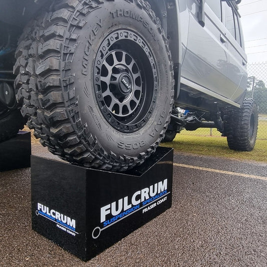 Display stands we fabricated for Fulcrum Suspensions Fraser Coast.